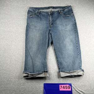 Rider Jeans Instantly Slims You Crop Jeans Womens Size 22W *SEE